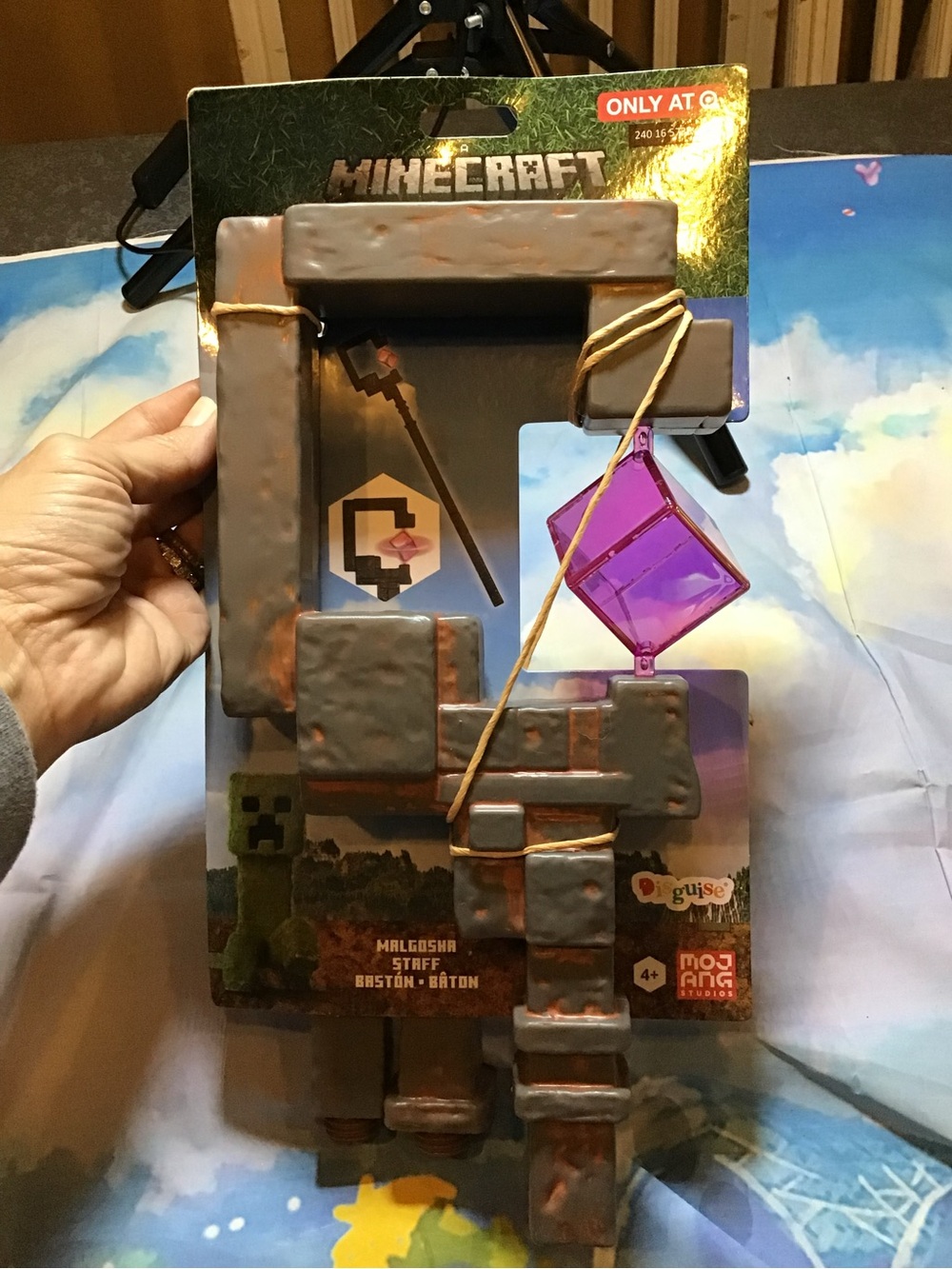 Minecraft the movie malgosha piglin staff -new